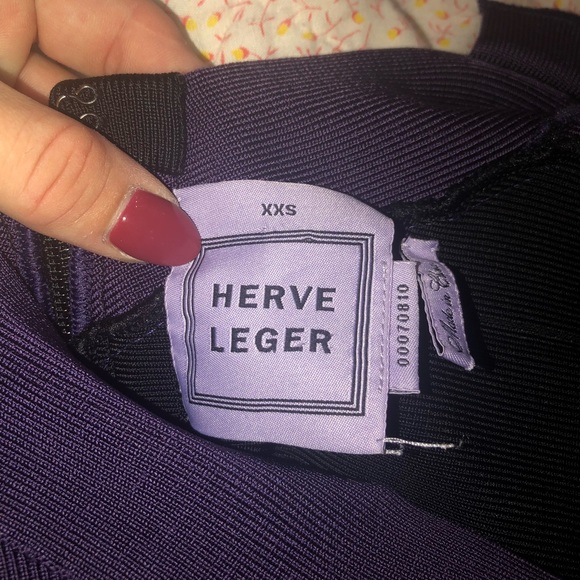 HERVE LEGER Colorblock dress - Picture 2 of 3